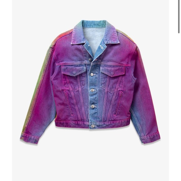 Jordache designer oversized denim jacket - Picture 1 of 5